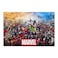 Open Road Brands Marvel Character Collage Gallery Wrapped Canvas Wall Decor Large Marvel Wall Art for Man Cave Teen Room or Movie Room