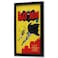 Open Road Brands DC Comics Batman Comic Book Cover Framed Wood Wall Decor Retro Batman Wall Art for Man Cave or Movie Room