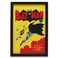 Open Road Brands DC Comics Batman Comic Book Cover Framed Wood Wall Decor Retro Batman Wall Art for Man Cave or Movie Room