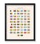 Poster Master Flags of Africa Poster African Countries Capitals Print Learning Materials Art Flag Art Gift for Students Teachers Decor for Classroom or Library 8x10 UNFRAMED Wall Art