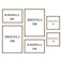 YEOION Hr Wall DecorHr Wall Art for OfficeHuman Resources Office Wall Art Canvas Frame Artwork Set of 6