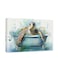 CCWACPP Sea Turtle Bathroom Wall Decor Sea Creature Canvas Wall Art Funny Turtle in Bathtub Picture Ocean Theme Painting Decor Frame Sea Turtle 2 1200 x 1800