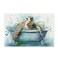 CCWACPP Sea Turtle Bathroom Wall Decor Sea Creature Canvas Wall Art Funny Turtle in Bathtub Picture Ocean Theme Painting Decor Frame Sea Turtle 2 1200 x 1800