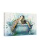 CCWACPP Sea Turtle Bathroom Wall Decor Sea Creature Canvas Wall Art Funny Turtle in Bathtub Picture Ocean Theme Painting Decor Frame Sea Turtle 2 1200 x 1800