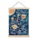 Luvadian Solar System Poster Space Wall Art for Boys Room Planet Poster Hanger Frame 12x16 Inches