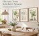 CCZ Boho Farmhouse Kitchen Wall Art Sage Green Plants Painting Pictures Dining Room Wall Decor Eucalyptus Leaves Green Botanical Poster Print Artwork for Farmhouse Kitchen Home Decor Unframed