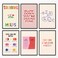 Yaasilinage 6pcs Mental Health Canvas Wall Art You Can Do Hard Things Positive Affirmations Poster Everyone Is Welcome Here Encouraging Print Circle of Control Therapy Office Wall Decor 8x12in Unframe
