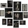 97 Decor FRAMED Gothic Wall Art Dark Academia Decor For Bedroom Dark Academia Wall Art Framed Halloween Gothic Decorations For Home Goth Room Decorations Aesthetic Pictures BLACK FRAME