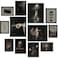 97 Decor FRAMED Gothic Wall Art Dark Academia Decor For Bedroom Dark Academia Wall Art Framed Halloween Gothic Decorations For Home Goth Room Decorations Aesthetic Pictures BLACK FRAME