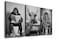 HomeHonor Funny Animal Canvas Wall Art Black and White Bathroom Decor Set of 3 Ready to Hang 12x16