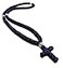 Monastery Vodoca Christian 100knot Prayer Rope Smooth Silk Satin Cord Navy Blue