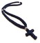 Monastery Vodoca Christian 100knot Prayer Rope Smooth Silk Satin Cord Navy Blue