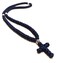 Monastery Vodoca Christian 100knot Prayer Rope Smooth Silk Satin Cord Navy Blue