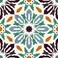 Poromoro Spanish Portuguese Azulejo Style Peel and Stick Backsplash Tile Stickers Set of 16 pcs3911