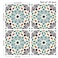 Poromoro Spanish Portuguese Azulejo Style Peel and Stick Backsplash Tile Stickers Set of 16 pcs3911