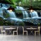 FLFK Green Forest Creek Wall Murals Peel and Stick 1417x984for Bedroom SelfAdhesive Wallpaper Large Poster Wall Decal Sticker Removable Home Decor