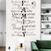 Runtoo Family Saying Wall Art Stickers Inspirational Quotes Wall Decals Living Room Bedroom Home Decor