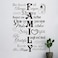 Runtoo Family Saying Wall Art Stickers Inspirational Quotes Wall Decals Living Room Bedroom Home Decor