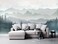 CliouarMountain Peaks Woods Bedroom Living Room Decoration Mural Wallpaper 182 x 122Not Peel and Stick