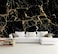 WFBHUA Black Golden Marble Wallpaper Abstract Stone Texture Wall Mural Living Room Bedroom Office Not Peel and Stick