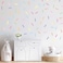 Bawusou 300 Pieces Confetti Wall Decals Removable Peel and Stick Sprinkle Wall Stickers Wallpaper for Kids Girls Room