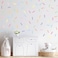 Bawusou 300 Pieces Confetti Wall Decals Removable Peel and Stick Sprinkle Wall Stickers Wallpaper for Kids Girls Room