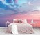 CliouarPink Sky Clouds wall Mural wallpaper137 x 100Not Peel and Stick