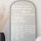MotiMind 4 Pcs Wedding Mirror Welcome Sign Decal Seating Chart Stickers DIY Wedding Party Supplies Removable Vinyl Letter Decals for Bridal Shower Marriage ReceptionWelcomeWhite