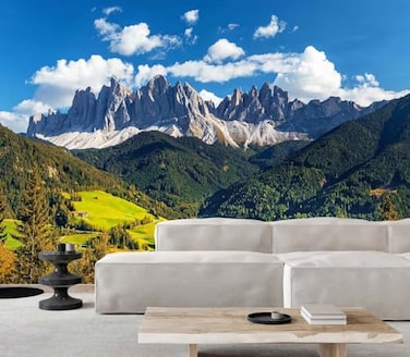 Jdayda Nature Lanscape Mountain Wallpaper Mural Bedroom LivingroomNot SelfAdhesive