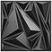 STICKGOO 33 Pack 3D Wall Panels for Interior Wall Decor Black Diamond Design Accent Wall Decor 12x12 Modern Wall Panels for Gaming Room Bedroom TV Background