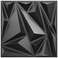 STICKGOO 33 Pack 3D Wall Panels for Interior Wall Decor Black Diamond Design Accent Wall Decor 12x12 Modern Wall Panels for Gaming Room Bedroom TV Background