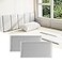 Umedol 3D AntiCollision Wall Padding for Kids Grey Peel and Stick headboard Pack of 4 Panels Sized 78 x 157 SelfAdhesive headboard Panels for wall BedroomLiving Room Upholstered Wall Panel