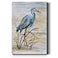 Renditions Gallery Animals Wall Art Abstract Paintings for Decor Rustic Yellow Blue Heron Bird Canvas Artwork Prints for Bedroom Living Room Office Walls 18X27 LT15