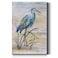 Renditions Gallery Animals Wall Art Abstract Paintings for Decor Rustic Yellow Blue Heron Bird Canvas Artwork Prints for Bedroom Living Room Office Walls 18X27 LT15