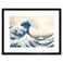 Wee Blue Coo Hokusai Great Wave off Kanagawa Framed Wall Art Print