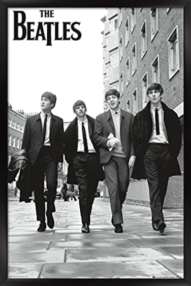 Trends International The Beatles In London Wall Poster 22375 x 34 Black Framed Version