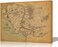 Mistyefly Middle Earth Map Canvas Wall Art Print Paintings Map of Middle Earth Poster Wall Decor with Inner Wooden Frame 12x18 Inches Lightweight Easy Hanging Nice for Study Game Room Decor