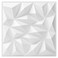 Art3dwallpanels 33 Pack 3D Wall Panel for Interior Wall Dcor PVC Textured Wall Panels Modern 3D Wallpaper White