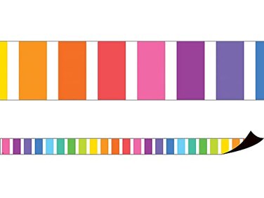 Teacher Created Resources Colorful Stripes Magnetic Border TCR77563