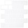 STICKGOO White Peel and Stick Subway Tile Stick on Backsplash Tiles for Kitchen and Bathroom Flexible Vinyl Wall Tile Easy DIY Installation