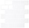 STICKGOO White Peel and Stick Subway Tile Stick on Backsplash Tiles for Kitchen and Bathroom Flexible Vinyl Wall Tile Easy DIY Installation