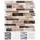 LONGKING 10Sheet Peel and Stick Tile Backsplash Vinyl 3D SelfAdhesive Tile Stickers for Kitchen Bathroom Counter Top Marble 77