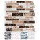 LONGKING 10Sheet Peel and Stick Tile Backsplash Vinyl 3D SelfAdhesive Tile Stickers for Kitchen Bathroom Counter Top Marble 77