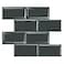 STICKGOO Peel and Stick Subway Tile Stick on Tiles Backsplash for Kitchen Bathroom in Dark Grey Pack of 10 Thicker Design