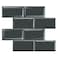 STICKGOO Peel and Stick Subway Tile Stick on Tiles Backsplash for Kitchen Bathroom in Dark Grey Pack of 10 Thicker Design