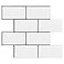 STICKGOO 10Sheet Backsplash Peel and Stick Subway Tile Self Adhesive Vinyl Wall Tiles Stick on Backsplash for Kitchen and BathroomThicker Design White with Black Grout
