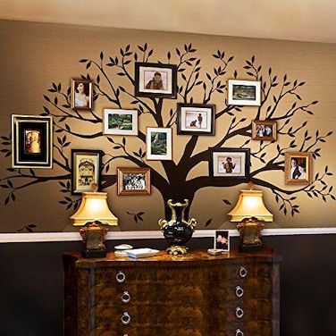 Simple Shapes Family Tree Wall Decal by Simple Shapes Chestnut Brown Standard Size 107 w x 90 h