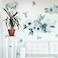 RoomMates RMK4708GM Watercolor Floral Peel and Stick Wall Decals Blue