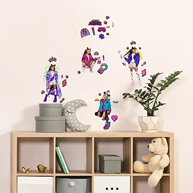 RoomMates RMK5186SCS That Girl Lay Peel and Stick Wall Decals