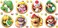 RoomMates RMK5224SCS Super Mario Character Peel and Stick Wall Decals